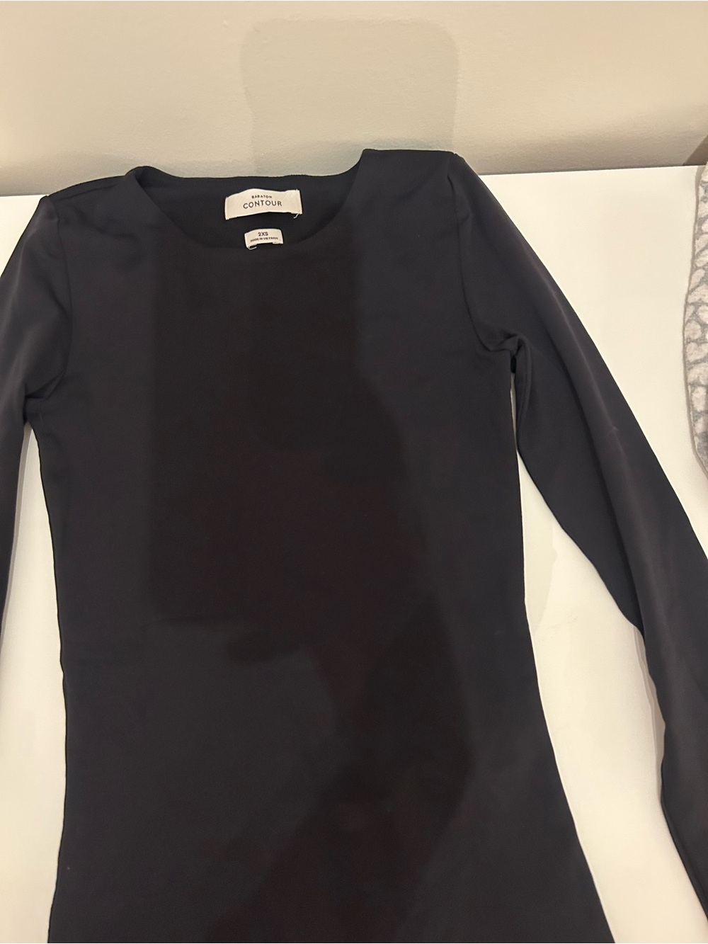 Aritzia Babaton Black Long-Sleeve  Top
